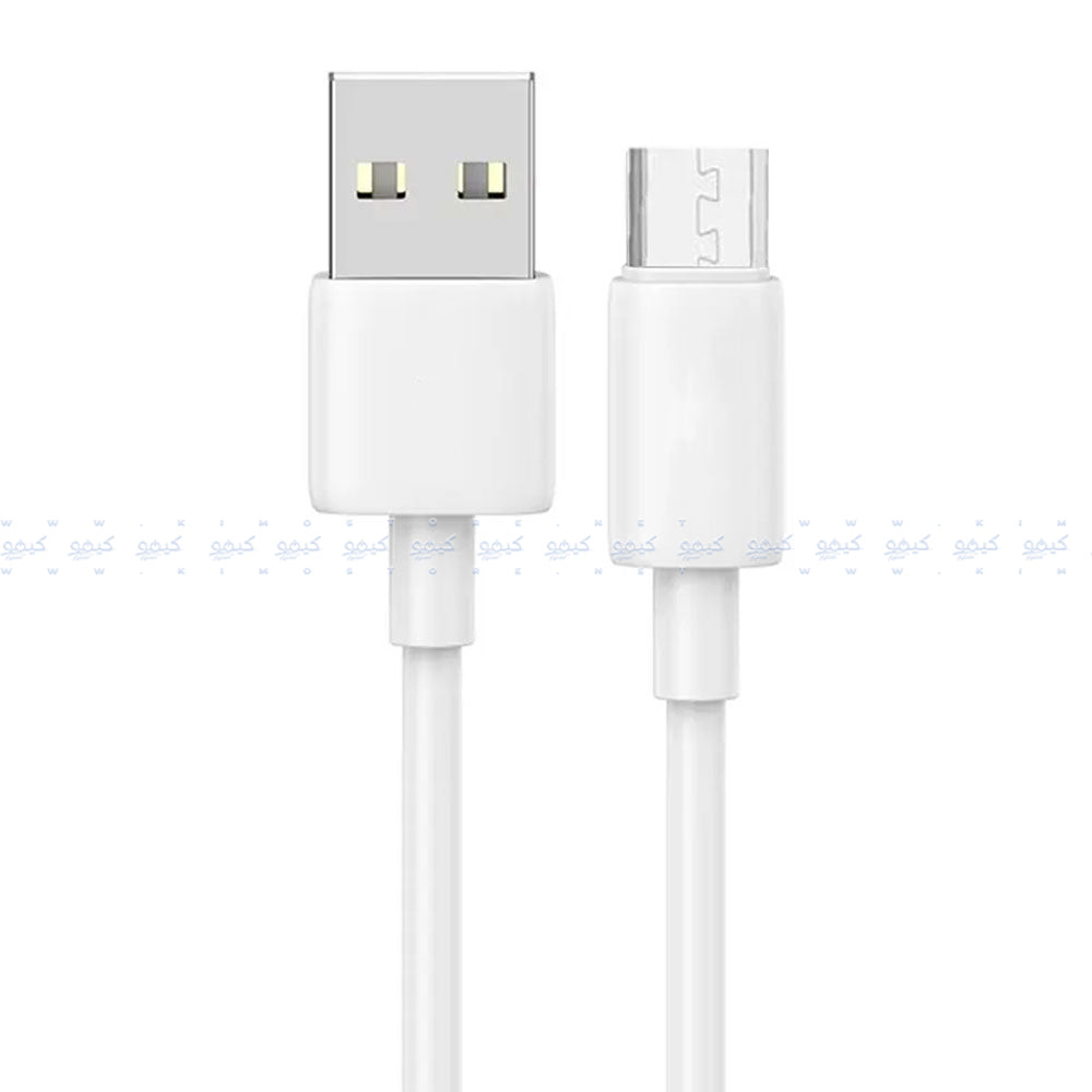Alpha AC2 USB To Micro Cable 2.4A Fast Charging 1m- White