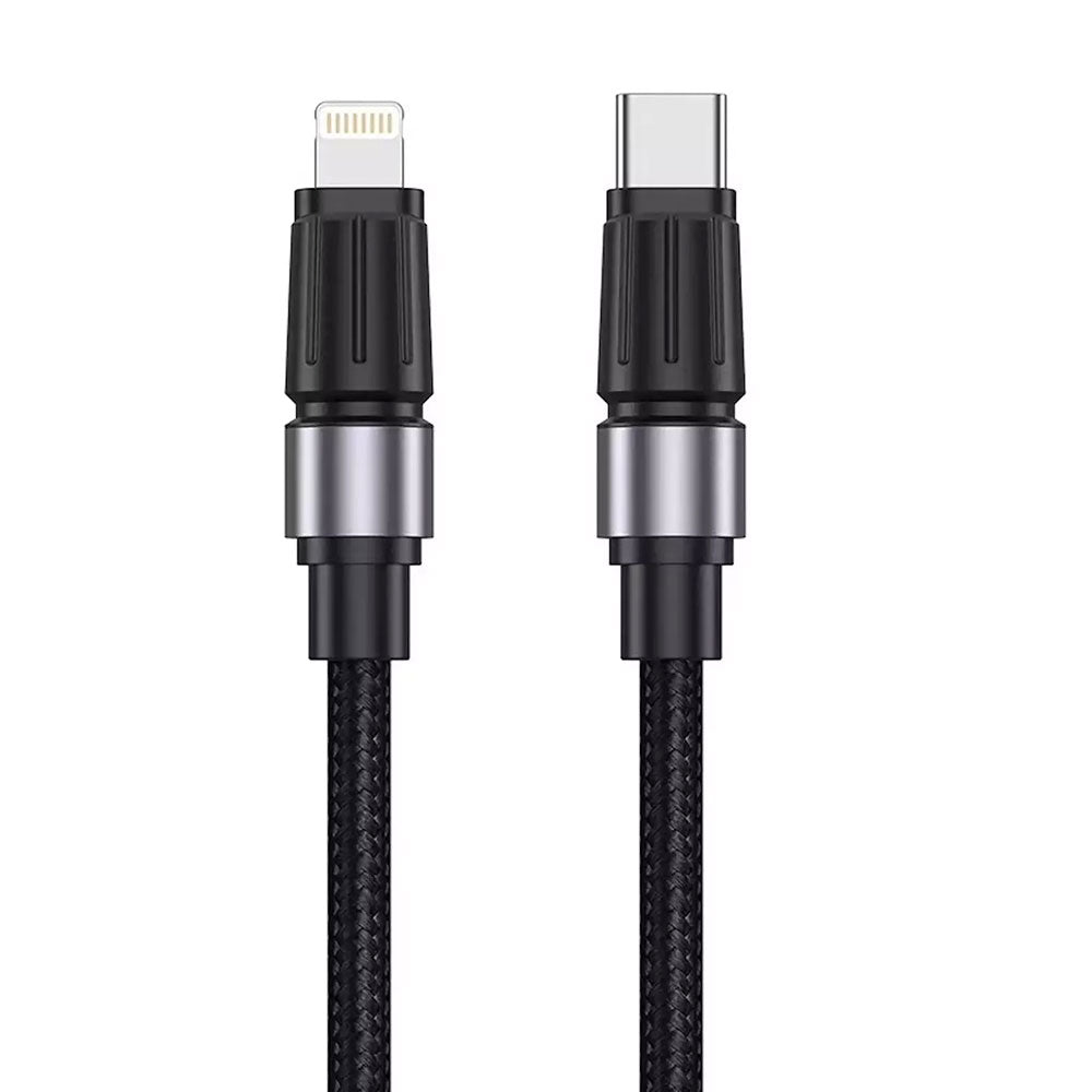 Alpha AC4 PD Type-C To Lightning Cable 30W Fast Charging 1m - Black