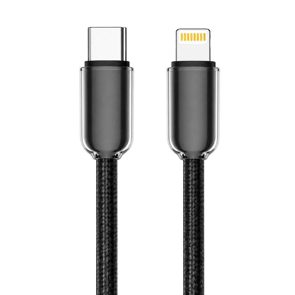Alpha AC5 PD Type-C To Lightning Cable 60W Fast Charging 1m - Black