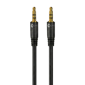 Alpha AU12 3.5mm AUX Audio Cable 1.5m - Black