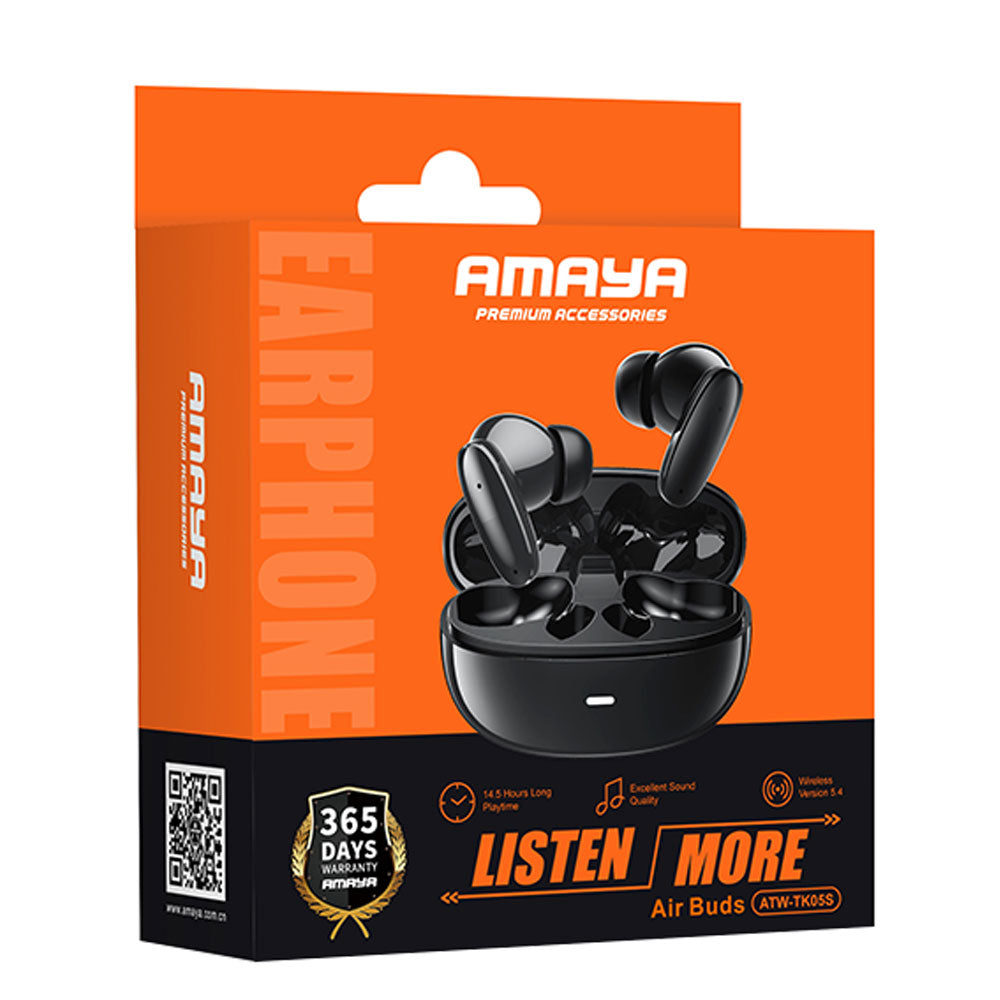 ايربادز أمايا Air Buds ATW-TK05S - اسود