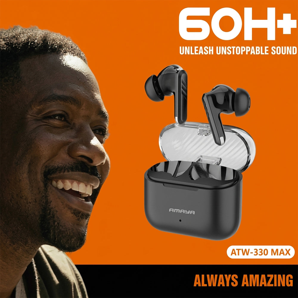 ايربادز أمايا FreePods Lite ATW-330 Max - اسود