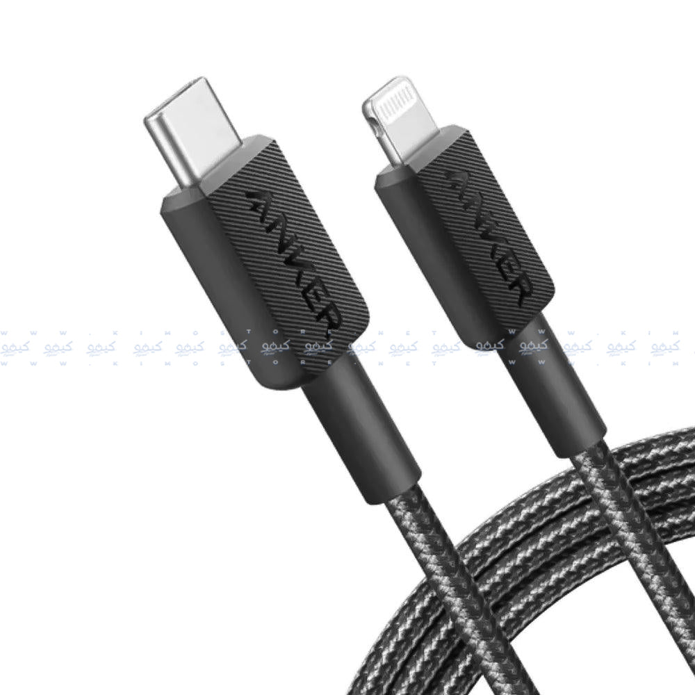 Anker 322 A81B5H11 Type-C To Lightning Cable 60W Fast Charging 0.9m - Black