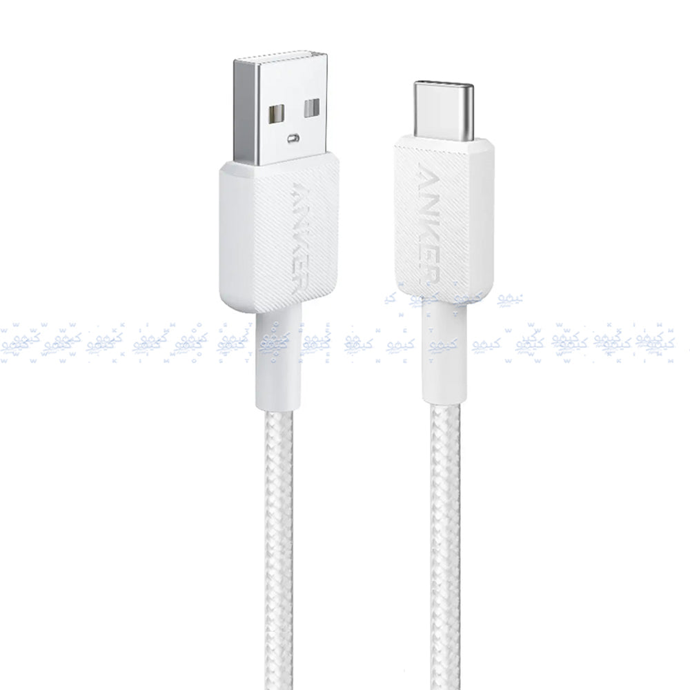 Anker 322 A81H5H21 USB To Type-C Cable 15W Fast Charging 0.9m - White