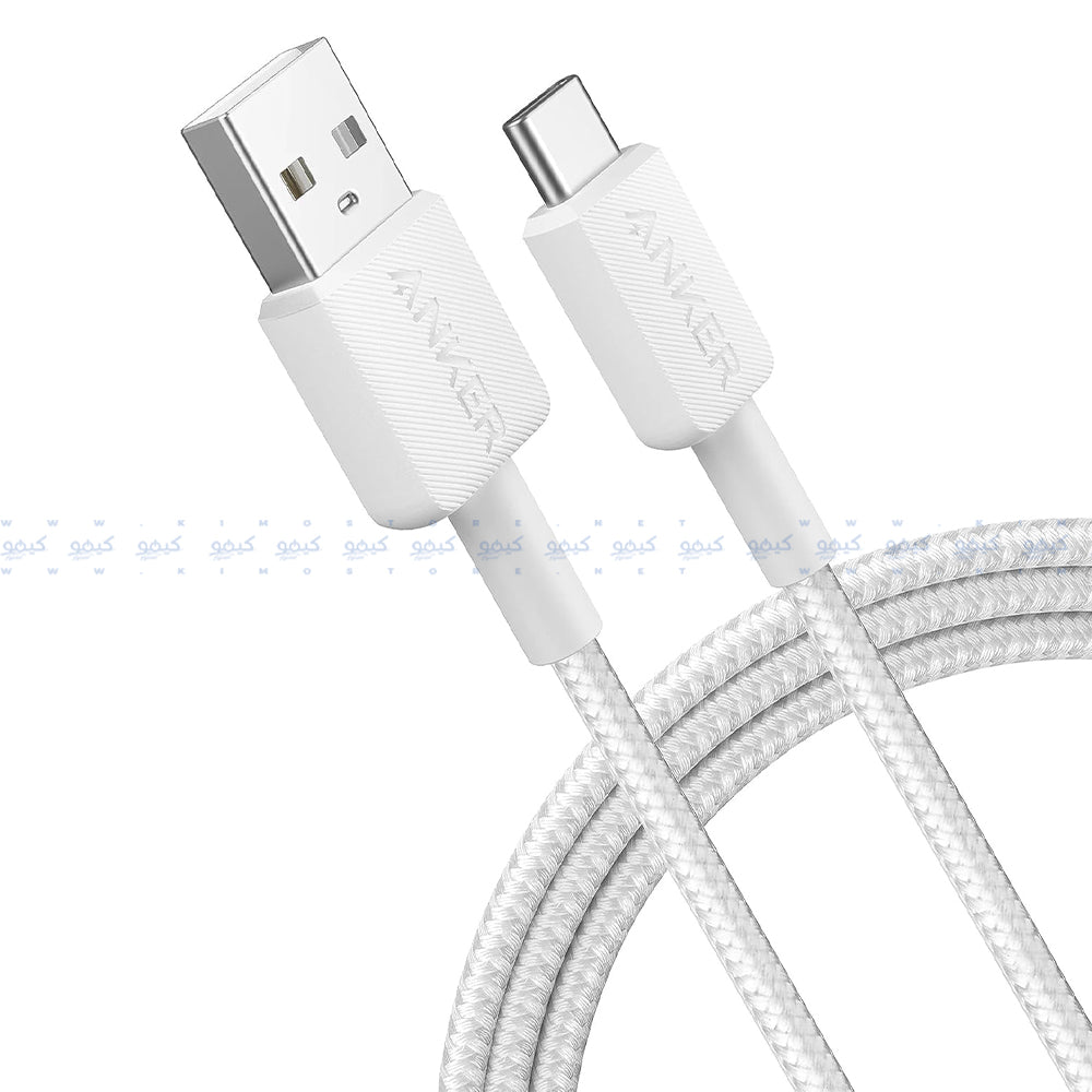 Anker 322 A81H5H21 USB To Type-C Cable 15W Fast Charging 0.9m - White