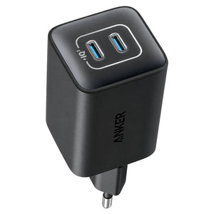 Anker 523 A2039L11 Nano 3 Wall Charger 2x Type-C 47W Fast Charging - Black