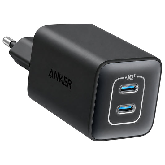 Anker 523 A2039L11 Nano 3 Wall Charger 2x Type-C 47W Fast Charging - Black