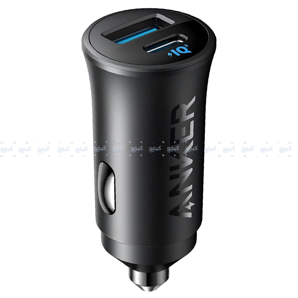 Anker A2741H11 Car Charger Type-C + USB 30W Fast Charging - Black