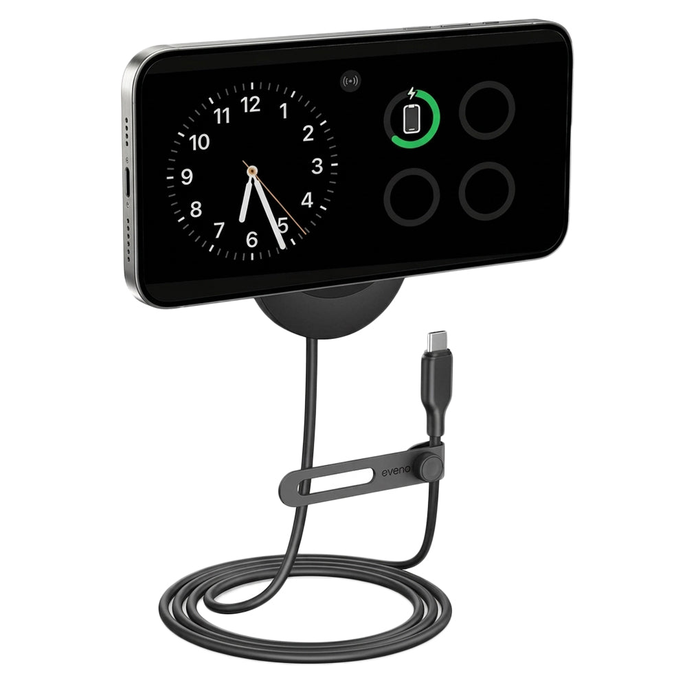 Anker B2932H11 MagGo Magnetic Wireless Charger Car Phone Holder 15W With Built-In Type-C Cable + Car Charger 25W Fast Charging