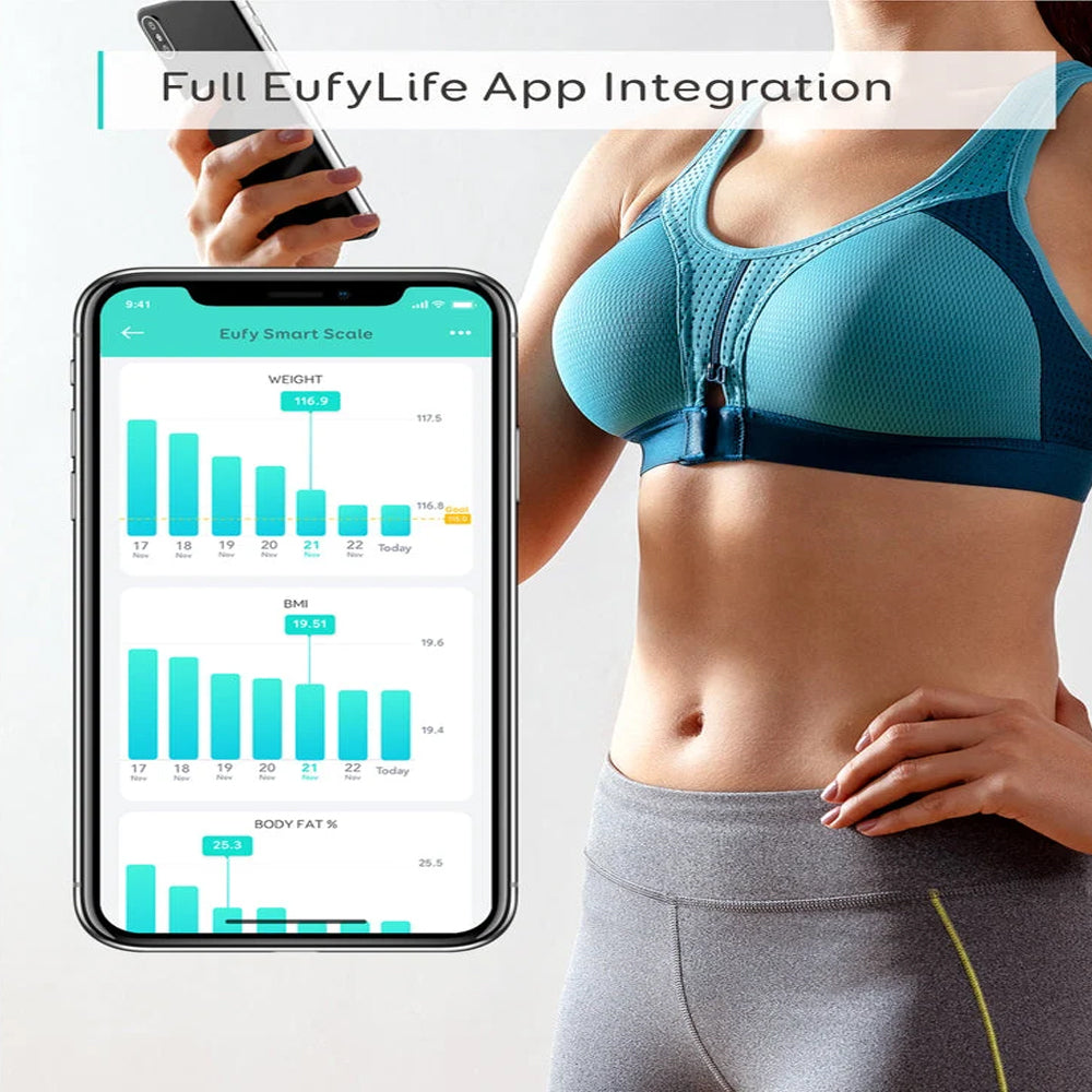 Anker Eufy Digital Smart Personal Scale With Bluetooth C1 T9146K15