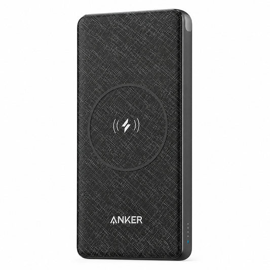 باور بانك انكر لاسلكي مغناطيسي بمنفذ يو اس بي + PD تايب سي 18 وات 10000 مللي أمبير شحن سريع PowerCore III Sense A1617H11 - أسود