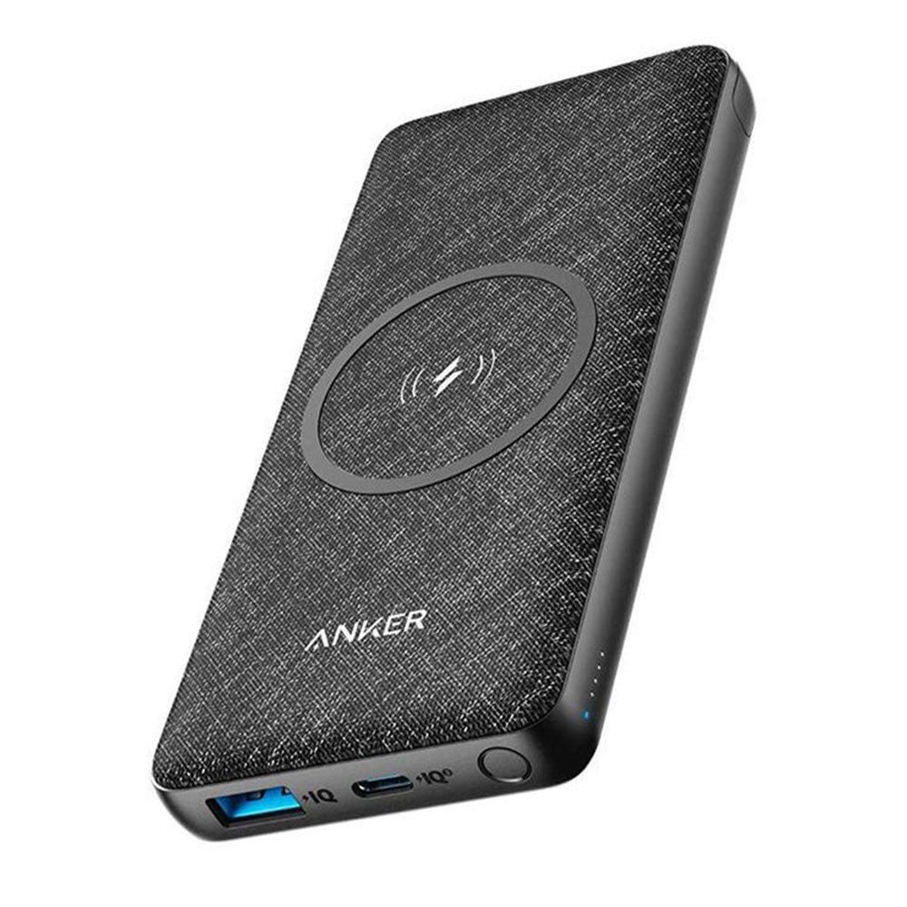 باور بانك انكر لاسلكي مغناطيسي بمنفذ يو اس بي + PD تايب سي 18 وات 10000 مللي أمبير شحن سريع PowerCore III Sense A1617H11 