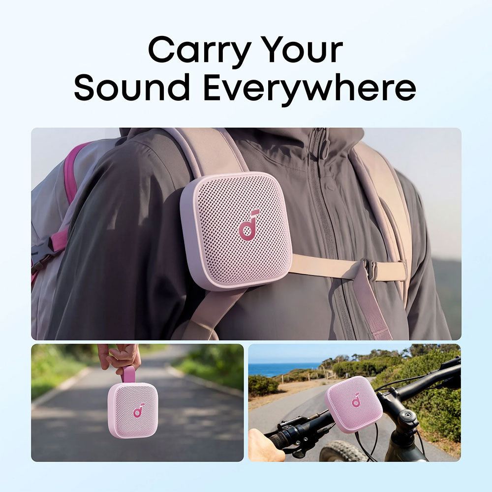 Anker Soundcore Boom Go 3i Portable Bluetooth Speaker - Pink