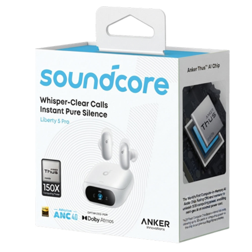  Liberty 5 Pro D1203H21 ANC Earbuds - White + Eufy T87B4011 SmartTrack Link