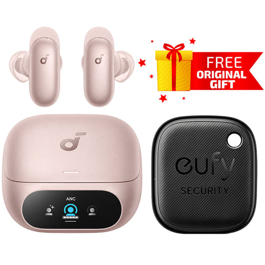 Anker Soundcore Liberty 5 Pro D1203H51 ANC Earbuds - Pink + Eufy T87B4011 SmartTrack Link