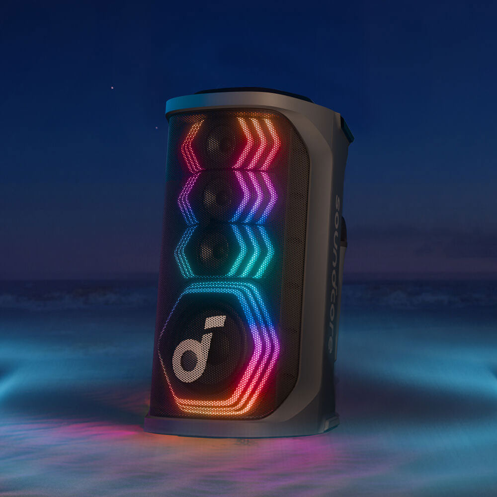 سبيكر بلوتوث متنقل أنكر Soundcore Select Rave 3S A31A3012 مع ميكروفونين - أسود