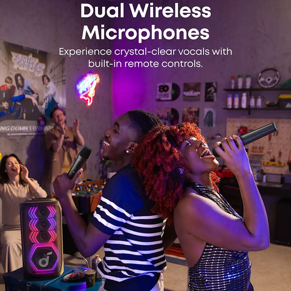 سبيكر بلوتوث متنقل أنكر Soundcore Select Rave 3S A31A3012 مع ميكروفونين - أسود