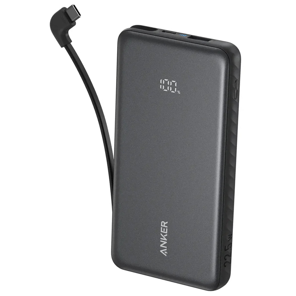 Anker Zolo A110EH11 Power Bank Type-C + USB 22.5W Fast Charging 20000mAh Built in Type-C Cable
