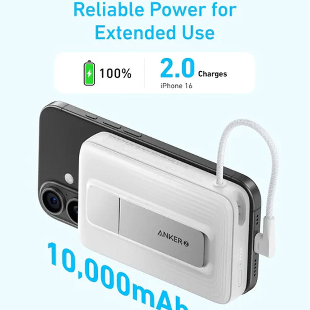 Anker Zolo A1685H11 Magnetic Wireless Power Bank Type-C 30W Fast Charging 10000mAh