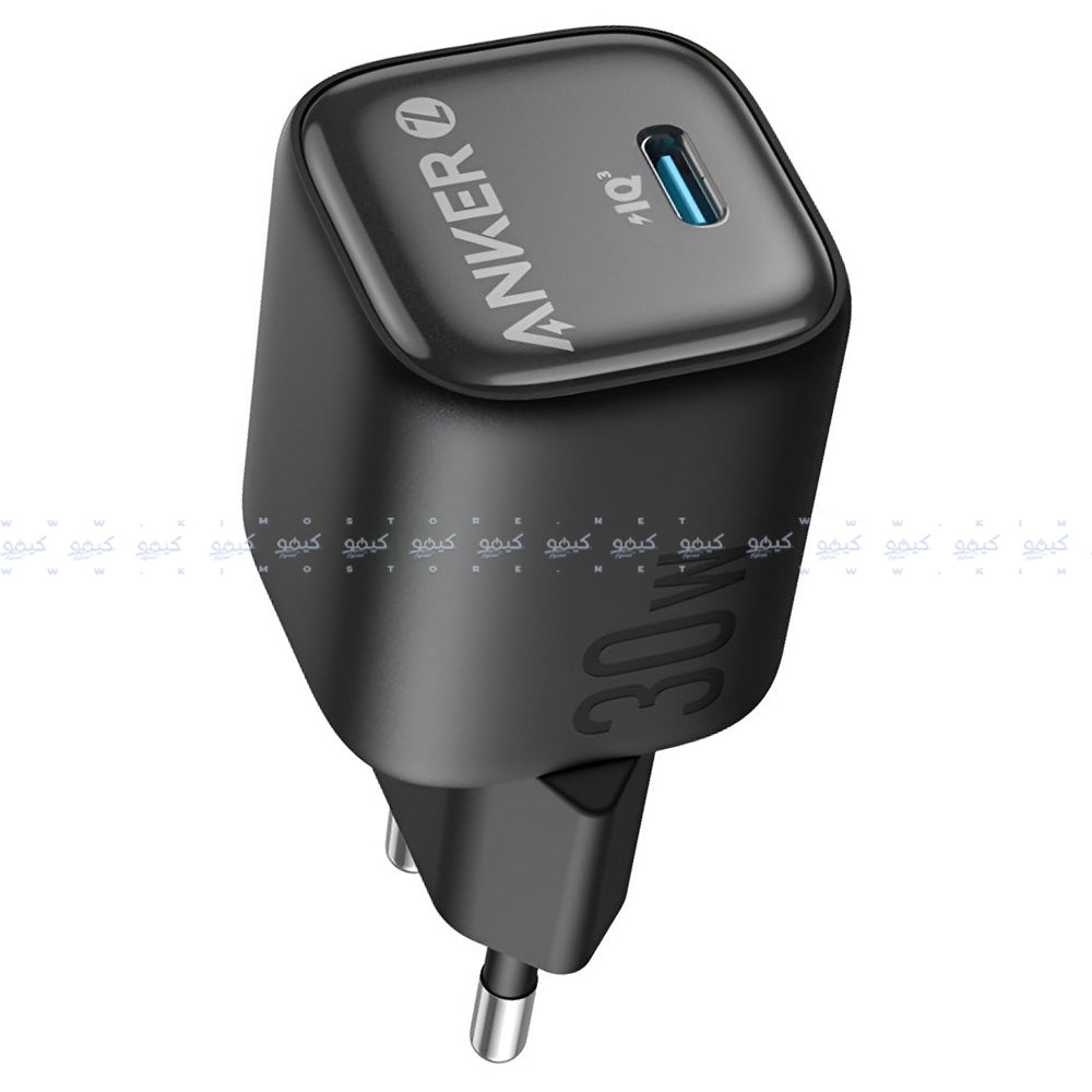 شاحن حائط انكر بمنفذ تايب سي بقوة 30 وات شحن سريع Zolo A2698L11 - اسود