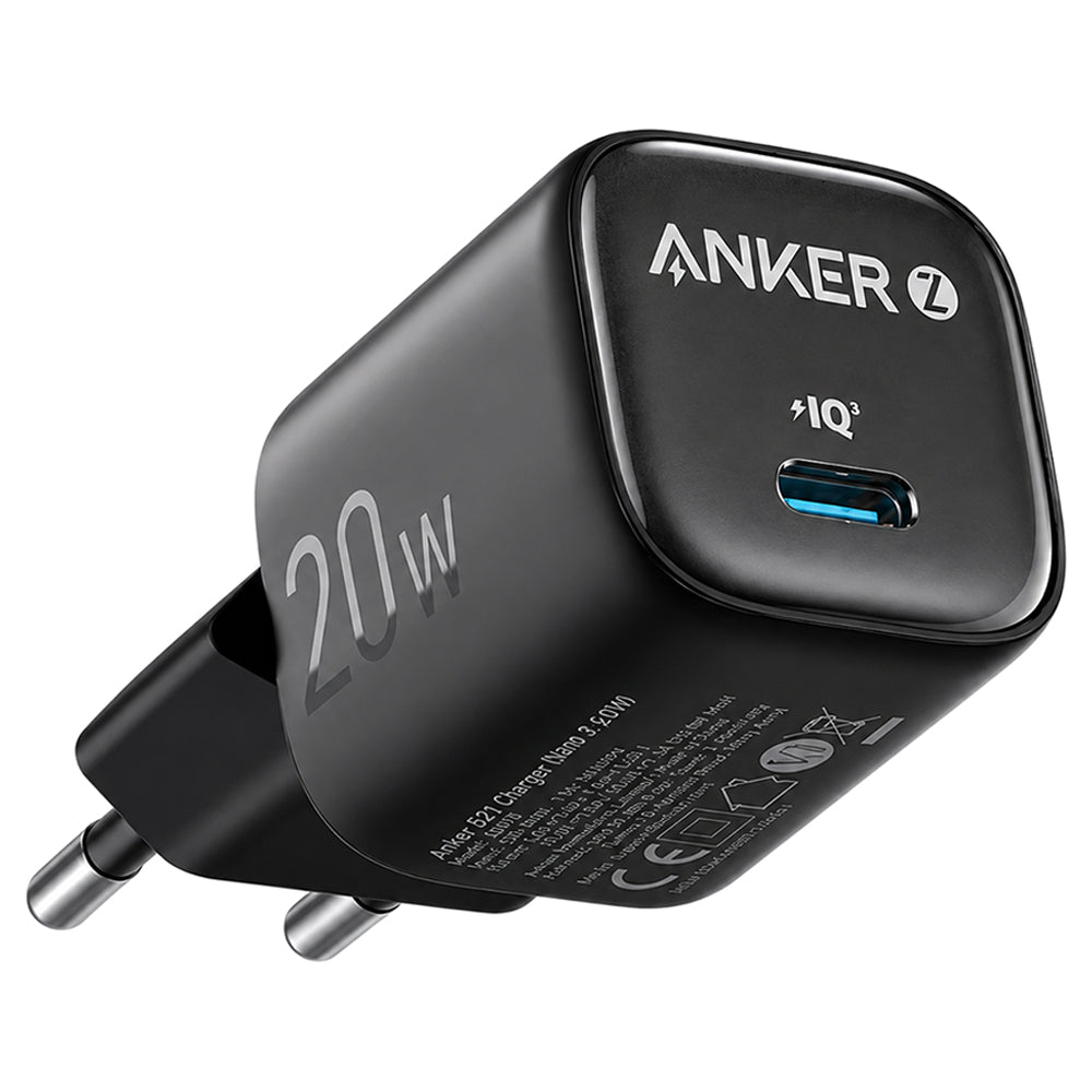 Anker Zolo A2699L11 Wall Charger Type-C 20W Fast Charging - Black