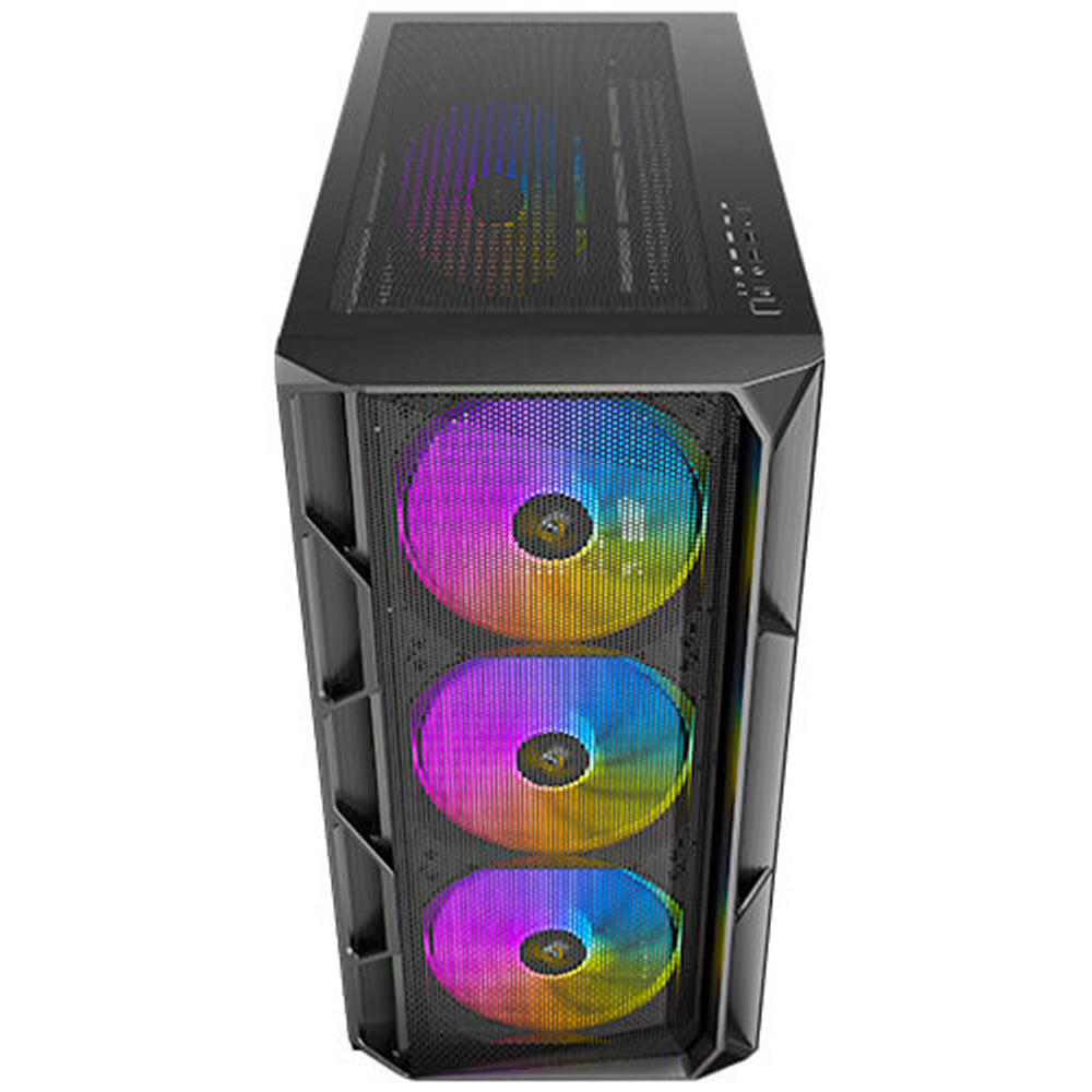 Antec AX1000 Lite ARGB Gaming Mid Tower Case + Atom B750 80 Plus Bronze Power Supply 750W