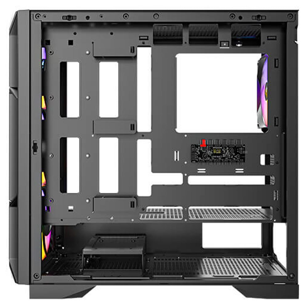 Antec AX1000 Lite ARGB Gaming Mid Tower Case + Atom B750 80 Plus Bronze Power Supply 750W