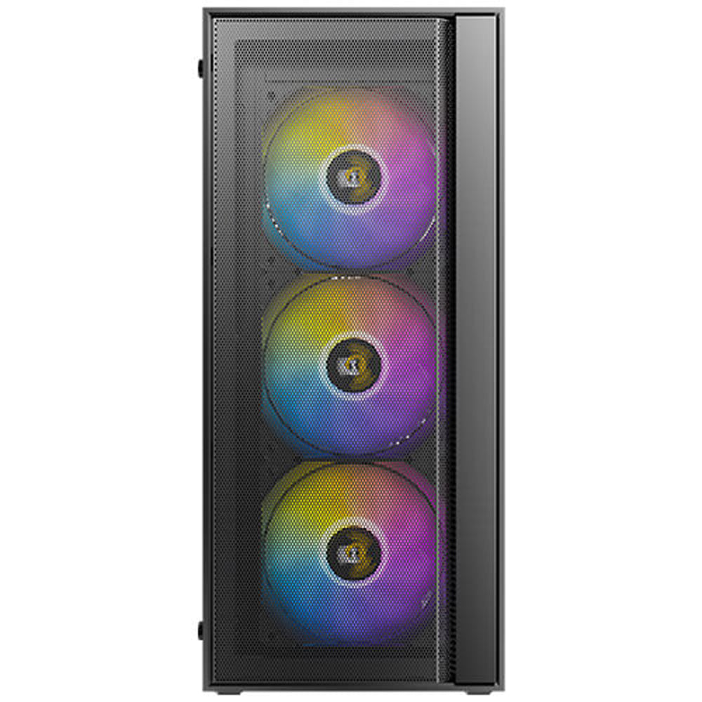 كيس ميد تاور أنتك ARGB جيمنج AX65 + باور سبلاي 650 وات Atom V650 