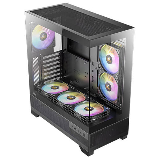 كيس ميد تاور أنتك ARGB جيمنج CX700 + باور سبلاي سي اس كي 80 بلس برونزية 850 وات Pro ATX3.1