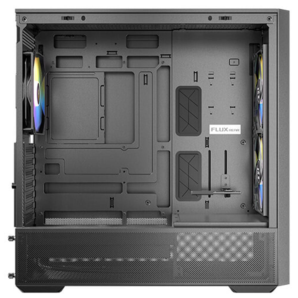 Antec FLUX REAR ARGB Gaming Mid Tower Case - Black