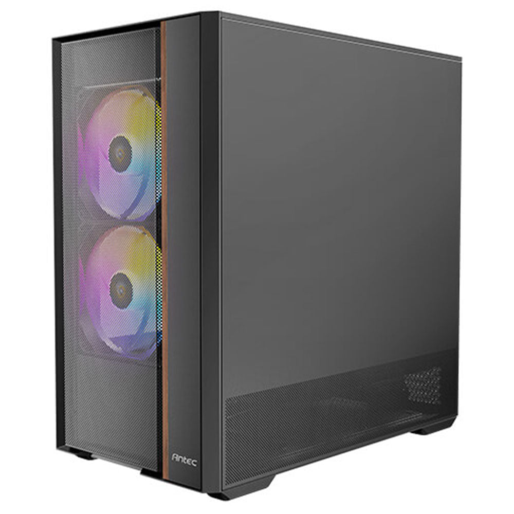 Antec FLUX REAR ARGB Gaming Mid Tower Case - Black