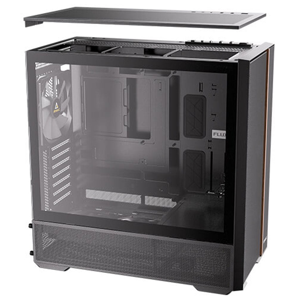 Antec FLUX REAR ARGB Gaming Mid Tower Case - Black