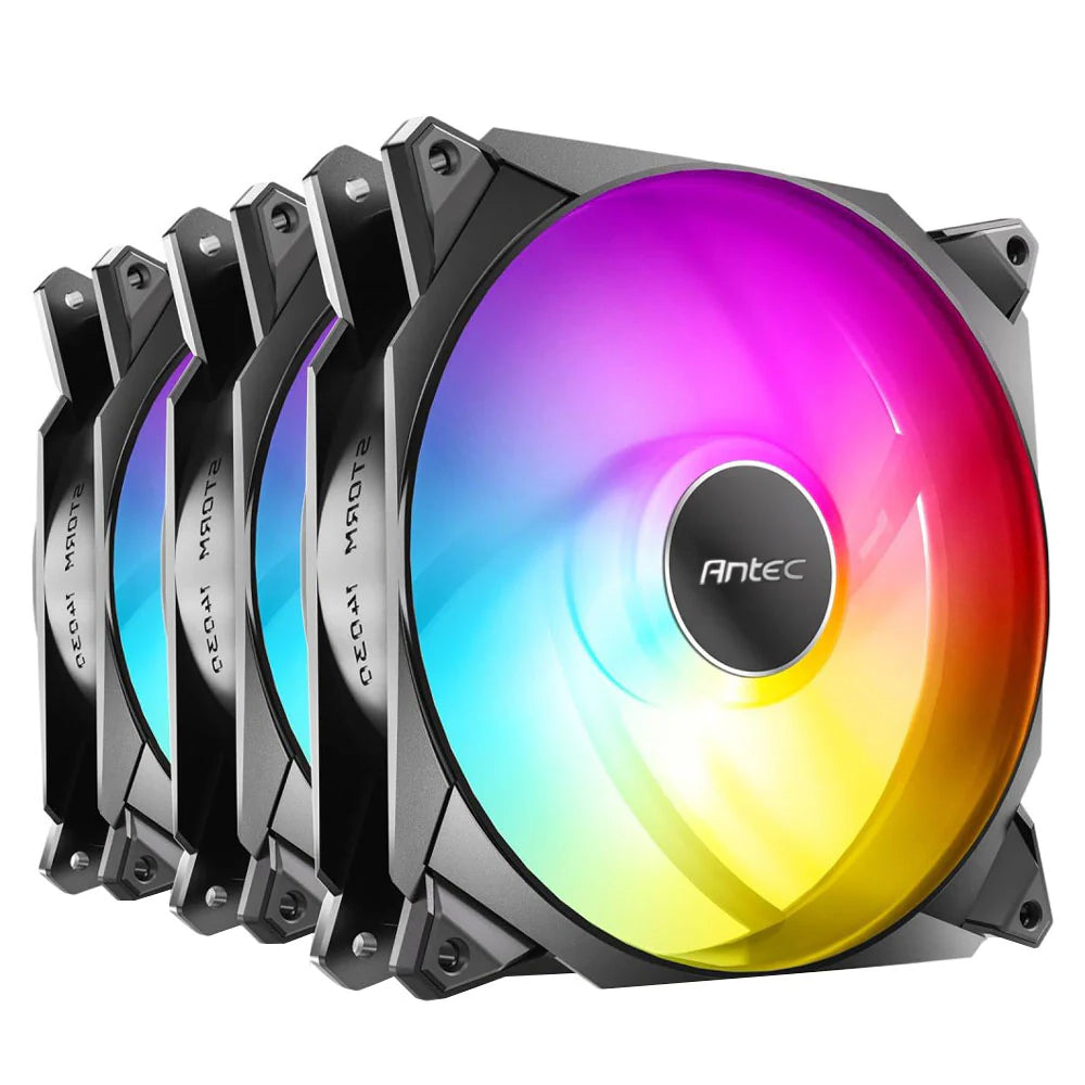 Antec STORM T3 140 ARGB Triple Case Fan Kit - Black