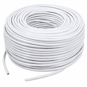 Aplus AB17200 Coaxial Cable RG174 200m - White