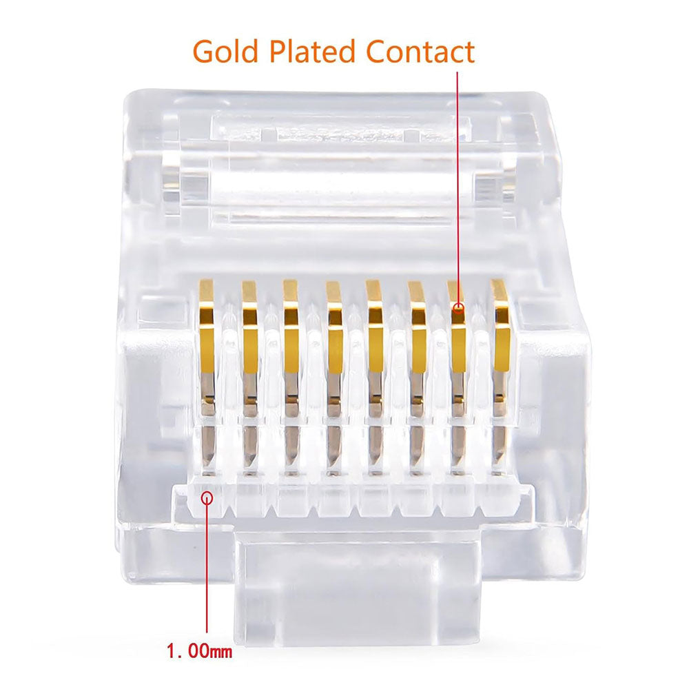 ار جي 45 ايه بلس بلاستيك CAT5 UTP (1000 قطعه)