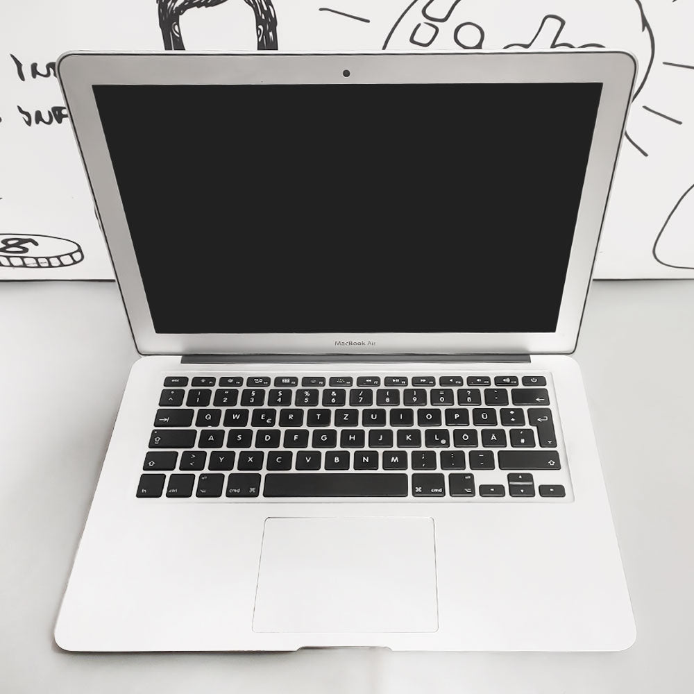 لاب توب ابل MacBook Air 7.2 2017 (انتل كور i5 - رام 8 جيجابايت DDR3 - هارد 250 جيجابايت SSD - انتل جرافيكس HD - شاشة 13.3 بوصة HD - كاميرا) استعمال خارج