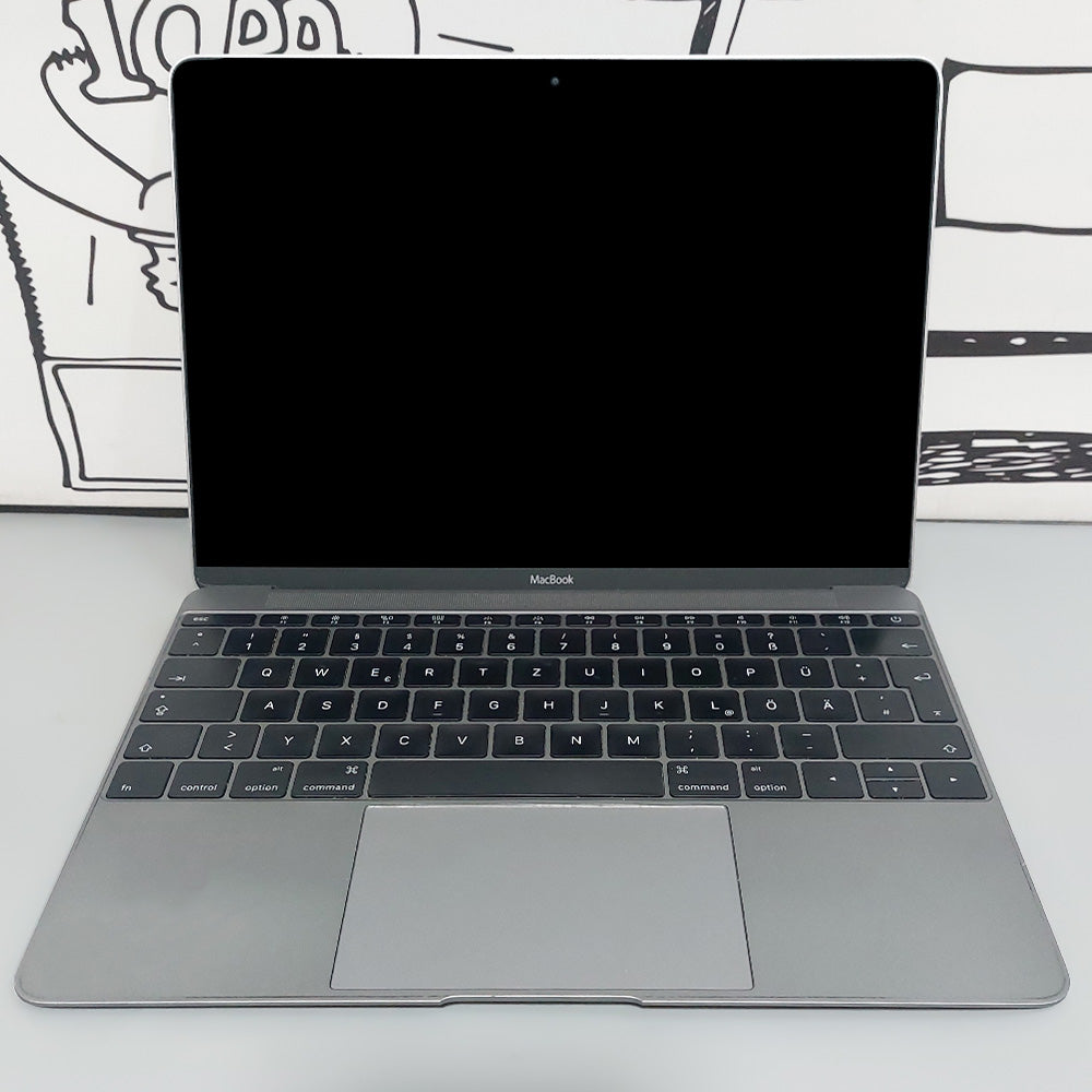 لاب توب ابل MacBook 2016 (انتل كور M5 - رام 8 جيجابايت DDR3 - هارد 500 جيجابايت M.2 NVMe - انتل HD 515 جرافيكس - شاشة 12 بوصة 2K - كاميرا) استعمال خارج