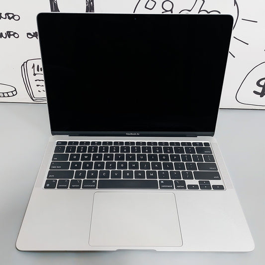 لاب توب ابل MacBook Air 2020 (ابل M1 كور 8 - رام 8 جيجابايت M.2 NVMe 250GB - DDR4 - ابل M1 كور 7 جرافيكس - شاشة 13.3 بوصة 2K - كاميرا) استعمال خارج
