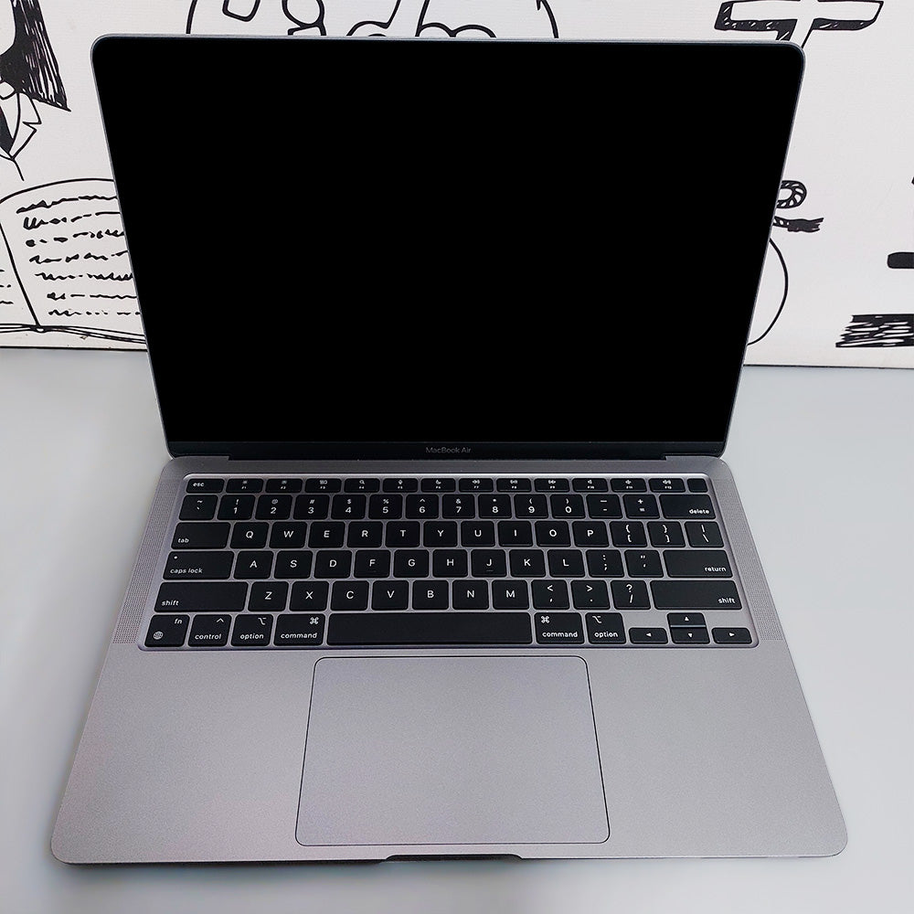 Apple MacBook Air 2020 Laptop (Apple M1-8 Core - 8GB DDR4 - M.2 NVMe 250GB - Apple M1-7 Core Graphics - 13.3 Inch 2K - Cam) Original Used