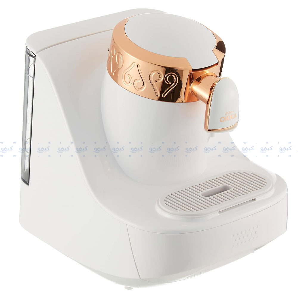 Arzum OKKA Automatic Turkish Coffee Machine – White, Copper