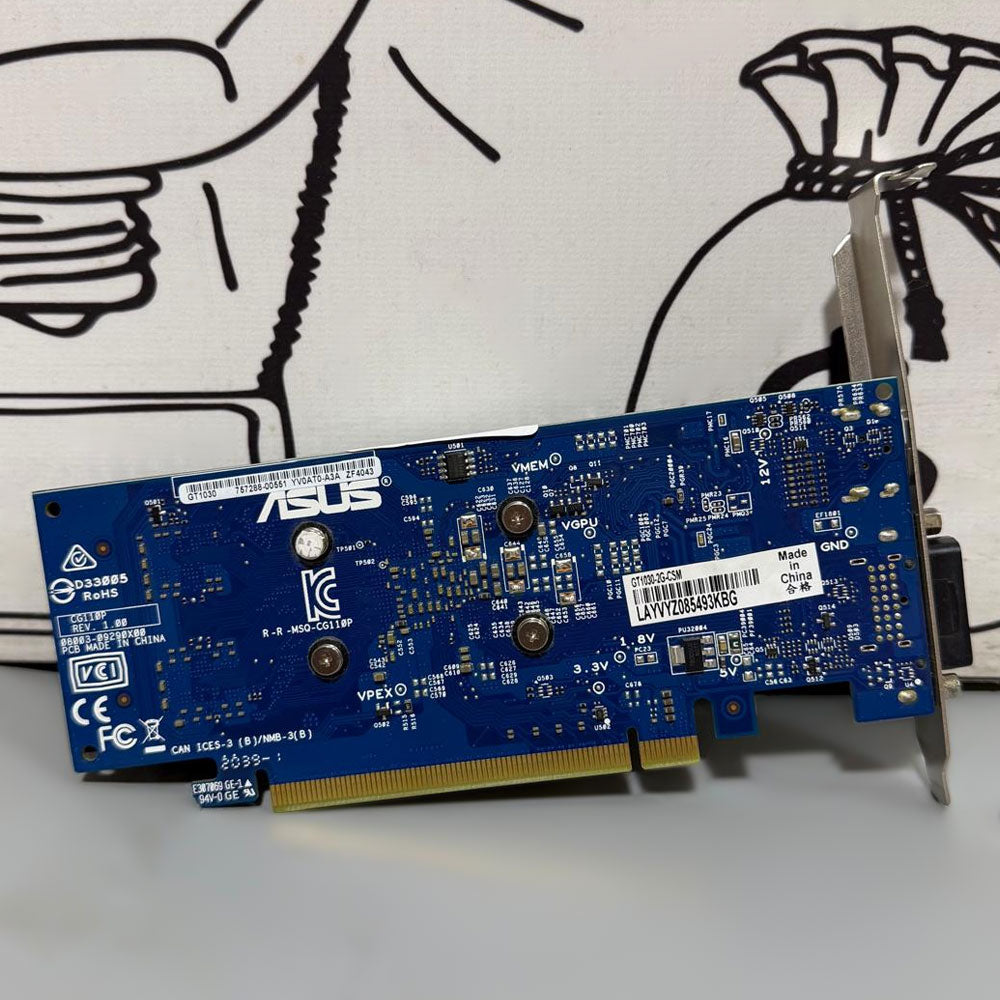 Asus GeForce GT 1030 2GB GDDR5 Graphics Card (Original Used)
