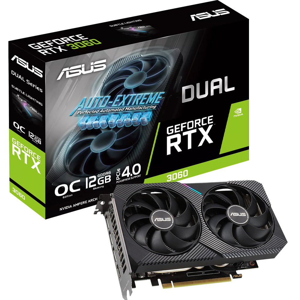 ASUS Dual GeForce RTX 3060 OC 12GB GDDR6 Graphics Card