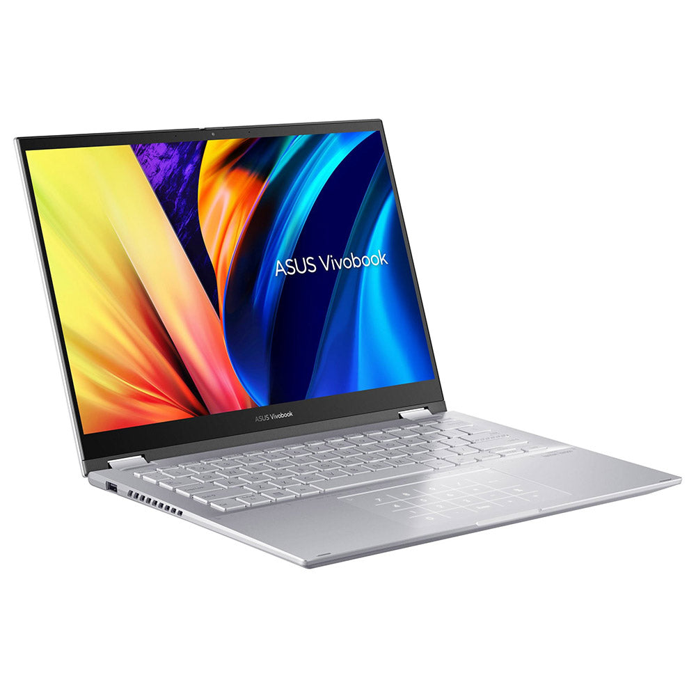 لاب توب اسوس VivoBook S 14 Flip TN3402YA-LZ007W (اي ام دي رايزن 7-7730U - رام 8 جيجابايت - هارد 512 جيجابايت M.2 NVMe - اي ام دي راديون جرافيكس- شاشة 14 بوصة 60 هرتز WUXGA IPS - ويندوز 11) 