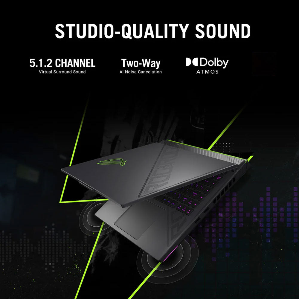 لاب توب اسوس ROG Strix G16 G614JV-N3487W (انتل كور i7-13650HX - رام 16 جيجابايت - هارد 1 تيرابايت M.2 NVMe - نفيديا 8 جيجابايت RTX 4060 - شاشة 16.0 بوصة 165 هرتز WUXGA IPS - ويندوز 11) - رمادي
