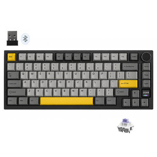 Attack Shark X820 Ultra Gift Switch Triple Mode Rechargeable Bluetooth Wireless & Wired RGB Gaming Keyboard English & Arabic