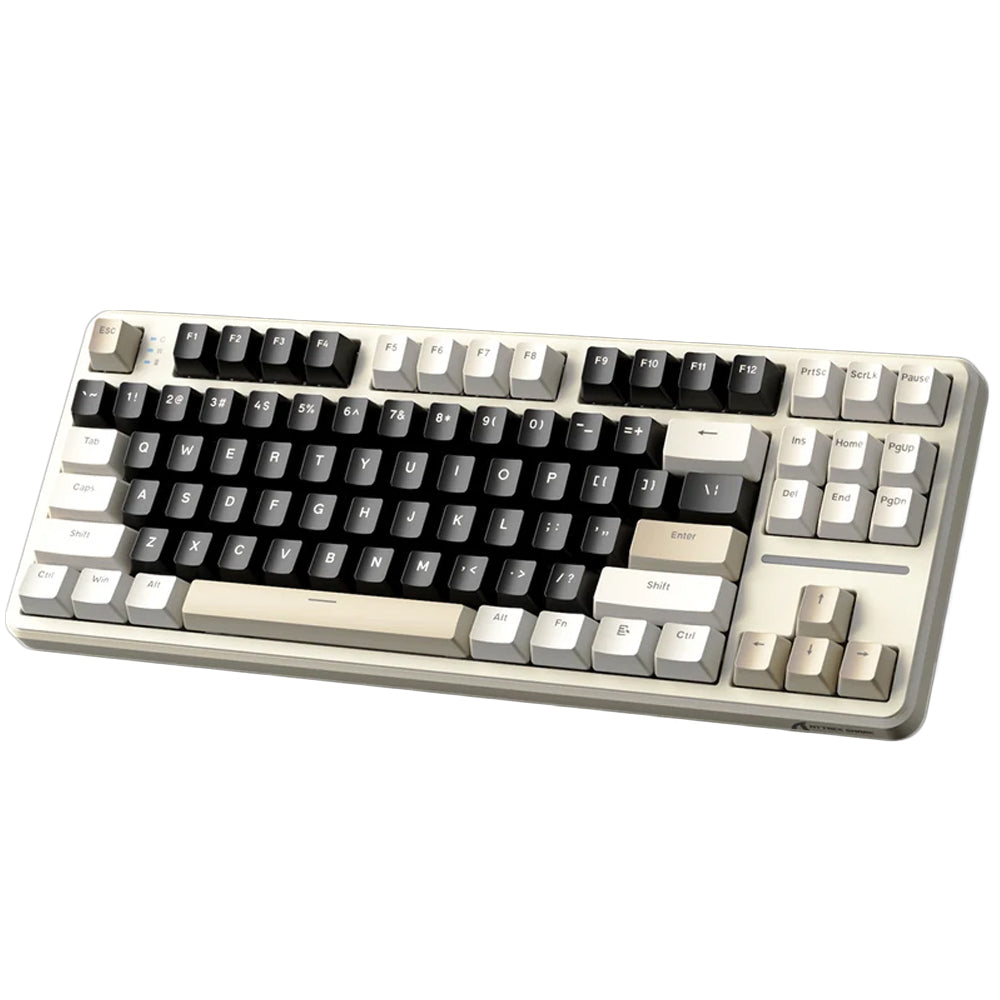Attack Shark X87 Pink Switch Triple Mode Rechargeable Bluetooth Wireless & Wired RGB Gaming Keyboard 