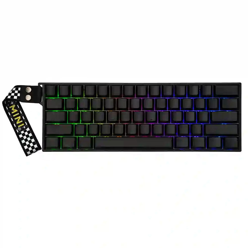 Aula Mini60 HE Pro Triple-Mode Rechargeable Bluetooth Wireless & Wired Backlit Gaming Keyboard English & Arabic