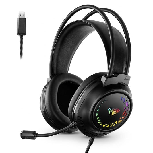 Aula S611 RGB Gaming Headset - Black