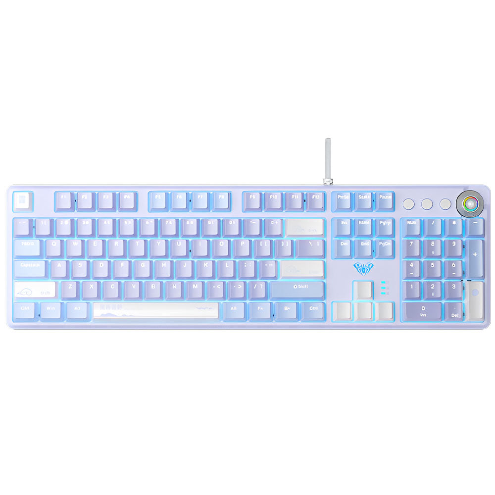 Aula Wind F2088 Pro Blue Backlit Wired Gaming Keyboard