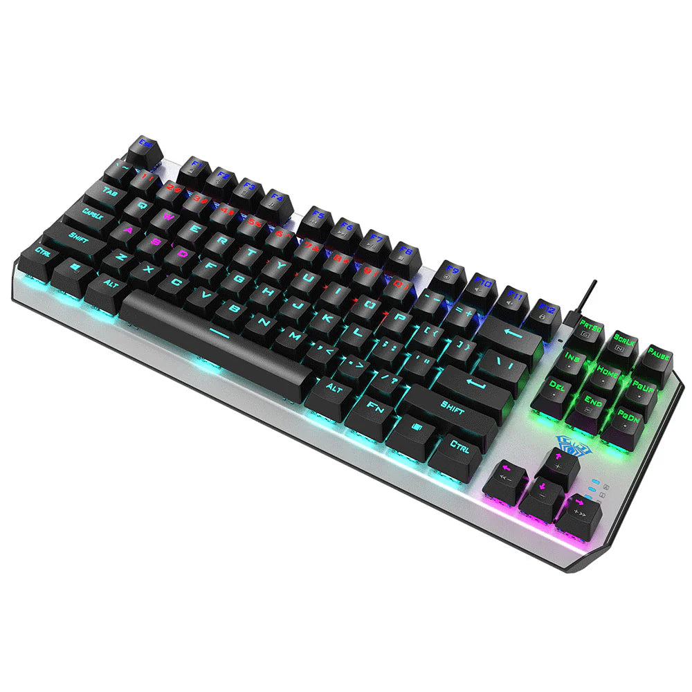 Aula Wind F3087 Blue Switch Wired Rainbow Gaming Keyboard
